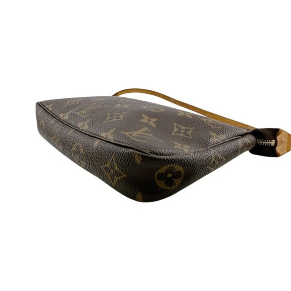 LOUIS VUITTON Brown Monogram Pouch - Picture 10 of 16